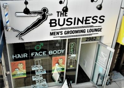 The Business Barbershop - Drone Shot from Outside